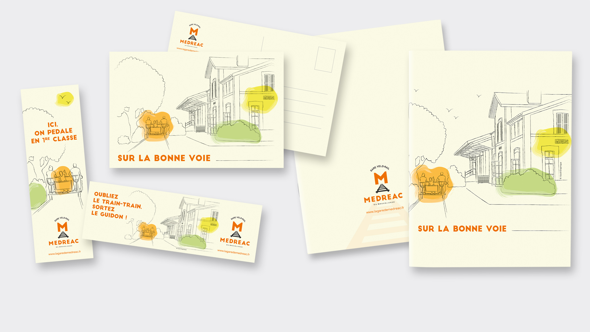 Illustration Gare vélo-rail de Médréac